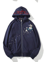 Load image into Gallery viewer, Premium embroidery geisha warrior hoodie