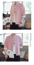 Load image into Gallery viewer, Hongmin solid Tang shirt