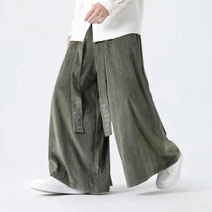 "Hideo" corduroy harem pants