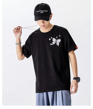 Load image into Gallery viewer, Embroidery butterflies T-shirt