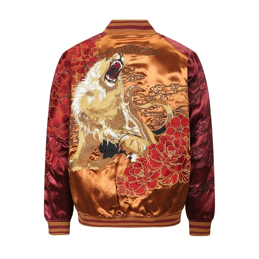 Hyper premium golden lion sukajan souvenir jacket – High Street Beast Hyper premium golden lion sukajan souvenir jacket – High Street Beast