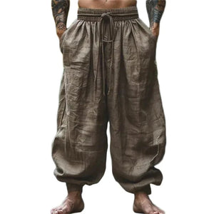 "Saeng-jan" wide harem pants