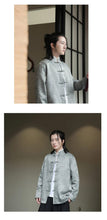 Load image into Gallery viewer, Premium designed traditional silhouette pattern Tang Dynasty jacket
