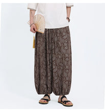 Load image into Gallery viewer, "Kurobara" flower harem pants