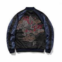 Load image into Gallery viewer, Premium twin dragon embroidery sukajan jacket