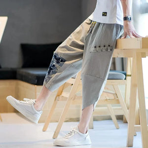 "Souta" ankle length harem pants