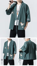 Load image into Gallery viewer, Stork design kimono shirt