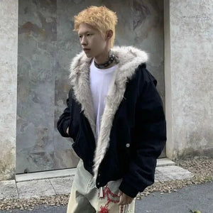 Wool lining "Akio" jacket