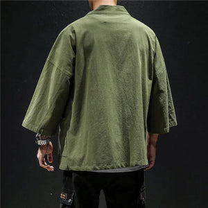 "Akira" solid kimono