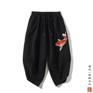 Koi fish harem pants