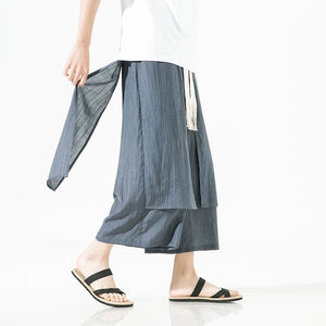 "niru" ankle length harem pants