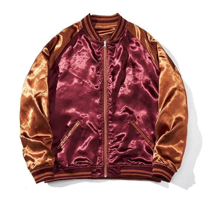 Hyper premium roaring lion embroidery sukajan jacket