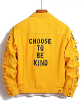 Load image into Gallery viewer, Urban scene vintage denim jean jacket