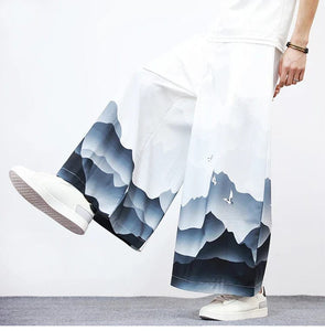 Wide bushido komorebi pants