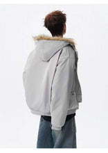 Load image into Gallery viewer, Reversible vintage faux fur jacket
