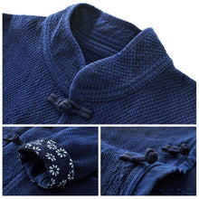 Load image into Gallery viewer, Hyper premium "Diànxuán" Tang indigo denim jacket