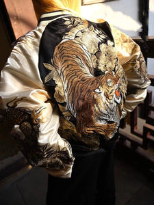 Hyper Premium embroidery Dragon Tiger sukajan jacket