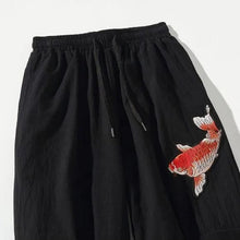 Load image into Gallery viewer, Koi fish harem pants
