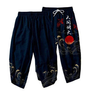 Midnight wave harem pants