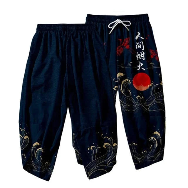 Midnight wave harem pants