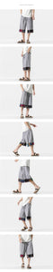 Linen Takibi crop pants