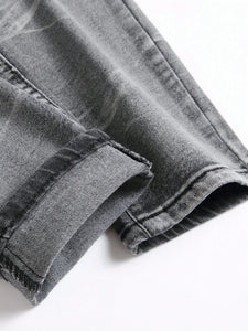 Vintage ragged "daisuki" denim jeans
