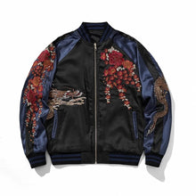 Load image into Gallery viewer, Premium twin dragon embroidery sukajan jacket