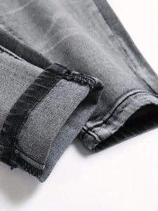 Vintage "karada" ragged denim jeans