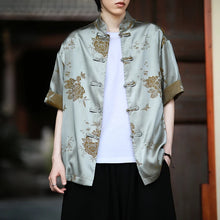 Load image into Gallery viewer, "Huāyǐn" Tang shirt