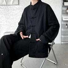 Load image into Gallery viewer, "Qīnglán" baggy Tang shirt