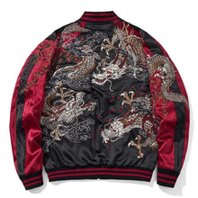 Load image into Gallery viewer, Premium triple dragon embroidery sukajan jacket