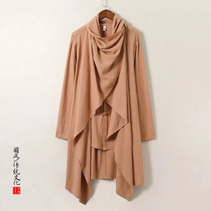 "xiáng yu" linen Tang cloak shirt jacket