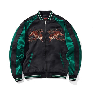 Premium "denim" jungle tiger sukajan jacket