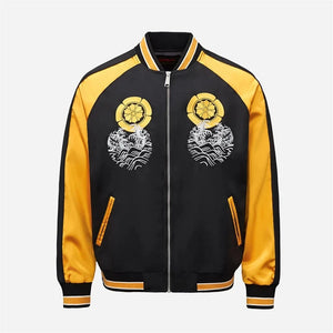 Super premium embroidery carp sukajan souvenir jacket