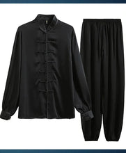 Load image into Gallery viewer, &quot;qínshū&quot; Tang Dynasty silk shirt + pants
