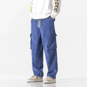"Hotaru" corduroy cargo pants