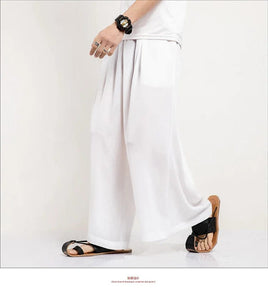 Wide bushido komorebi pants