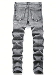 Vintage ragged "daisuki" denim jeans