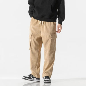 "Hotaru" corduroy cargo pants
