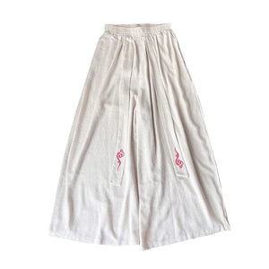 Wide bushido self reflection pants