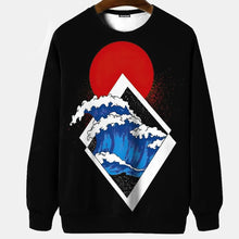 Load image into Gallery viewer, Fuji san Japanese themed graphics sweatshirt
