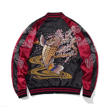 Load image into Gallery viewer, Premium carp splash embroidery sukajan jacket