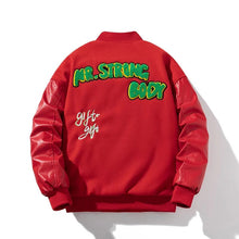 Load image into Gallery viewer, Mr. strong body varsity baseball jacket