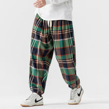 Load image into Gallery viewer, &quot;Benjiro&quot; plaid harem pants