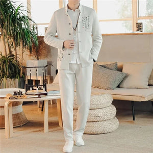"qìgong" Tang Dynasty jacket + pants set