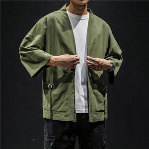 "Akira" solid kimono