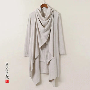 "xiáng yu" linen Tang cloak shirt jacket