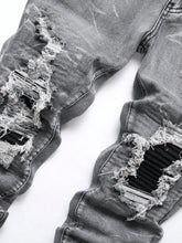 Load image into Gallery viewer, Vintage ragged &quot;daisuki&quot; denim jeans