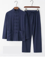 Load image into Gallery viewer, "Yúnmò" Tang shirt + pants set