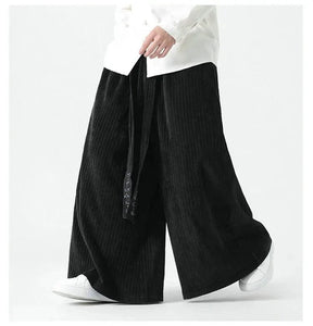 "Hideo" corduroy harem pants